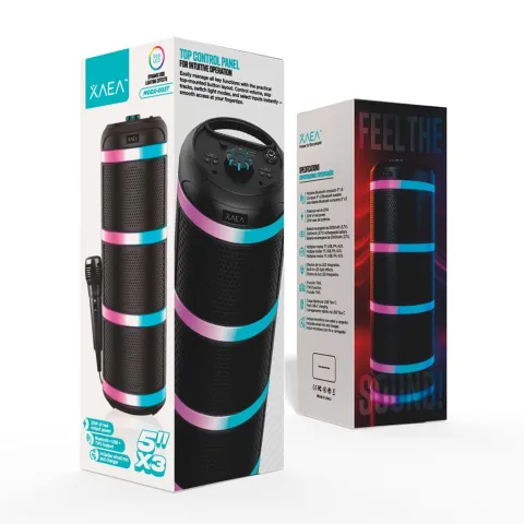 PARLANTE TORRE 5''X3 MODX-003T - XAEA - NEGRO