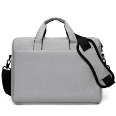 BOLSO NOTEBOOK 15,6'' C/CORREA AJUSTABLE MODX-00GO - XAEA - GRIS
