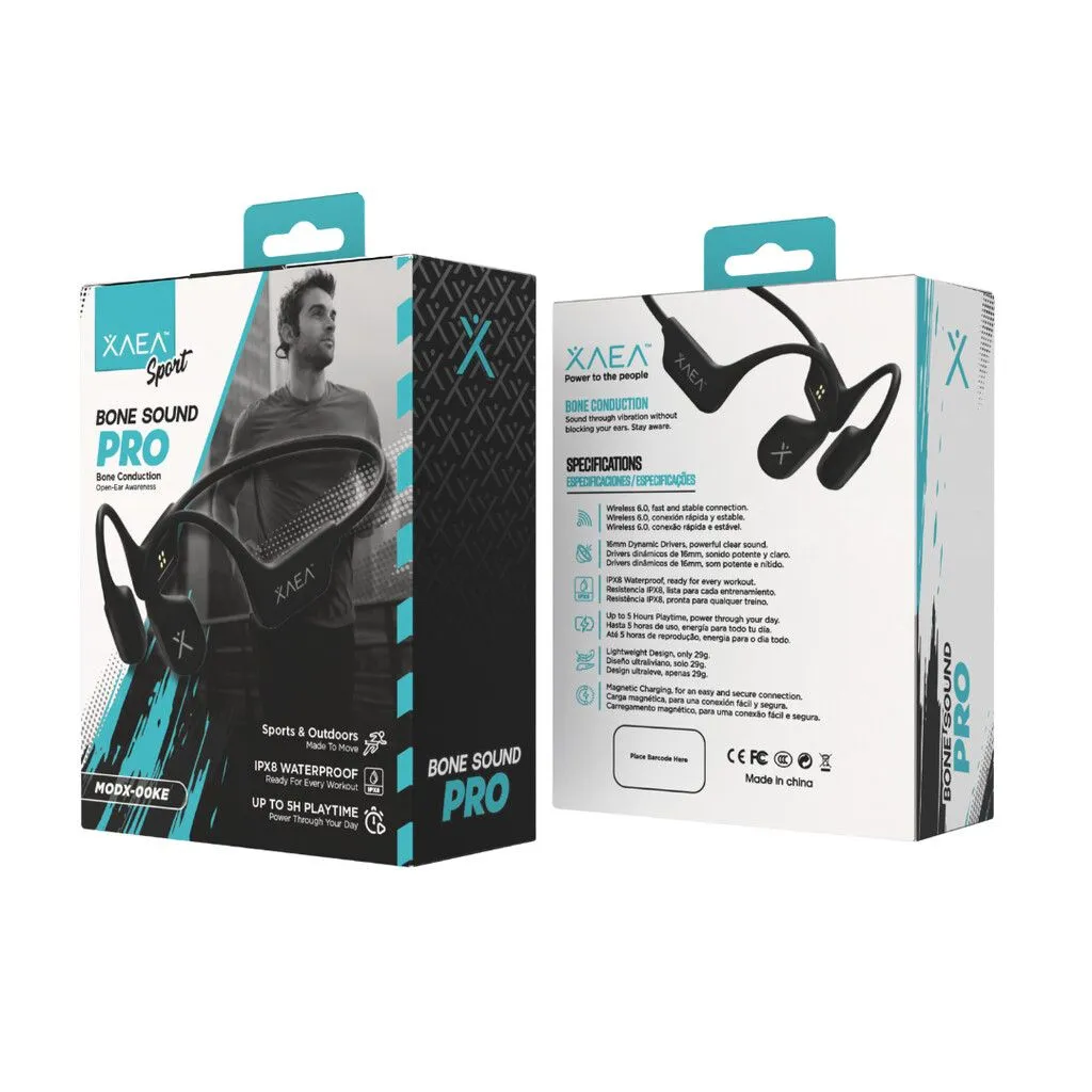 MANOS LIBRES OSEO IPX8 MODX-00KE - XAEA - NEGRO