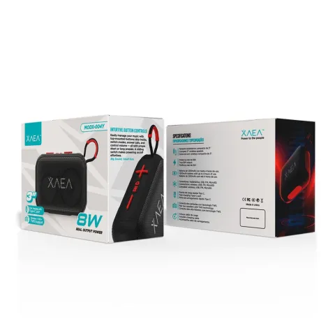 PARLANTE PEQUEÑO MODX-004Y - XAEA - ROJO